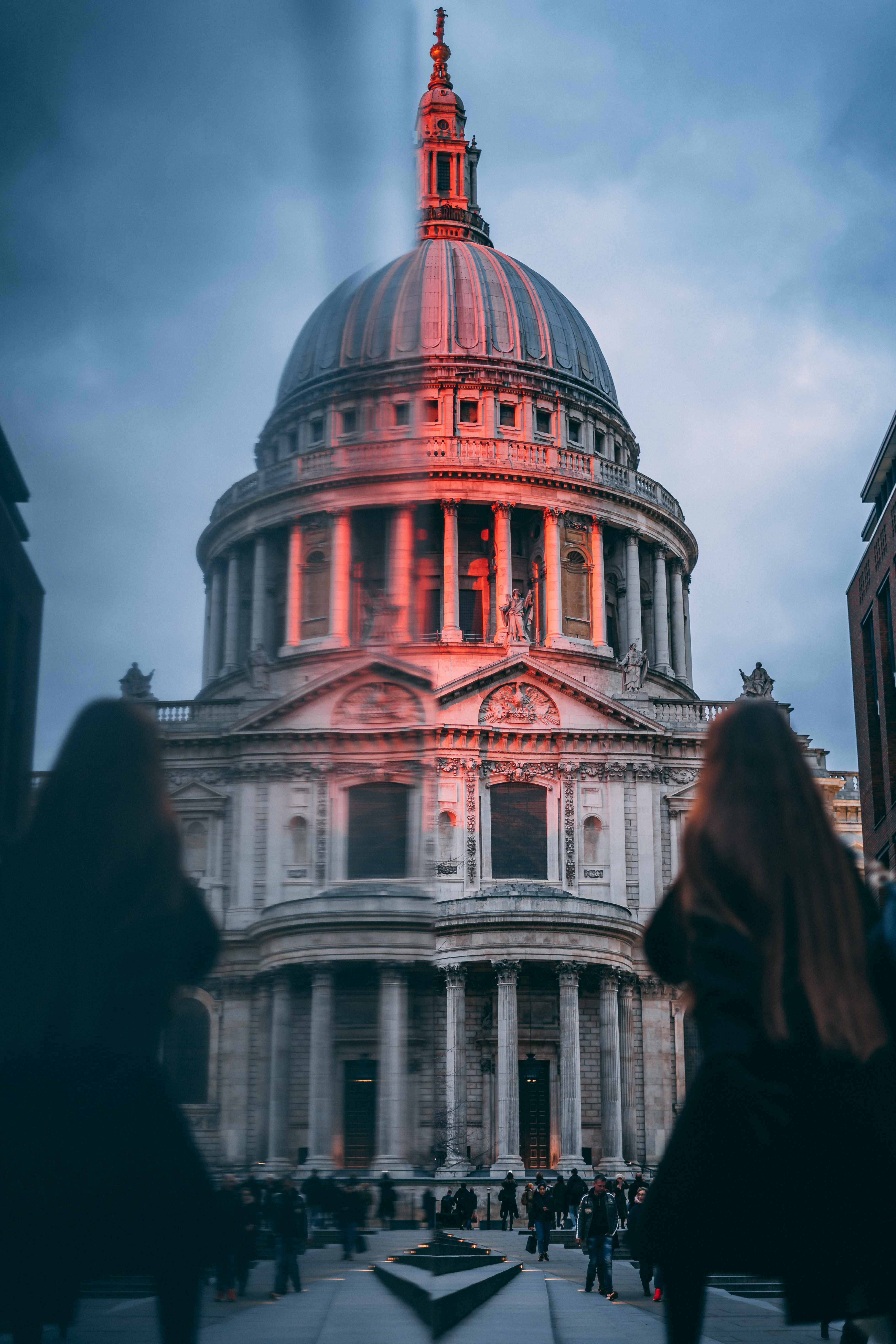 St Pauls Cathedral Reflecting the Sunset