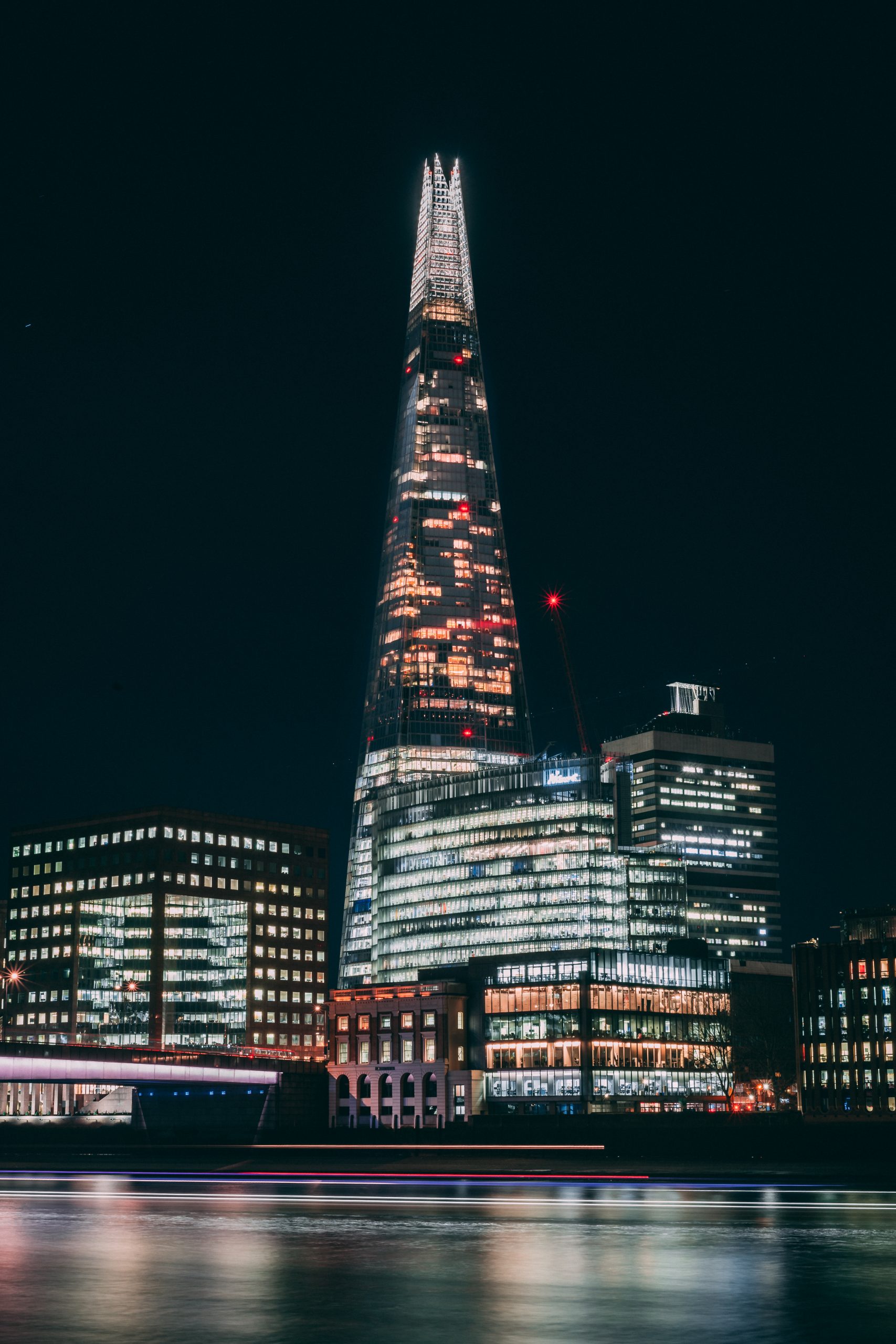 The Shard in London at Night